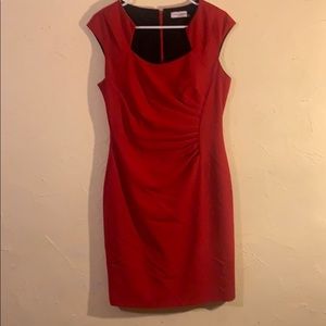 Red Calvin Klein Dress